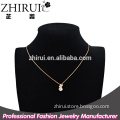 Yiwu gold jewelry white stone necklace set jewellery pendant necklaces